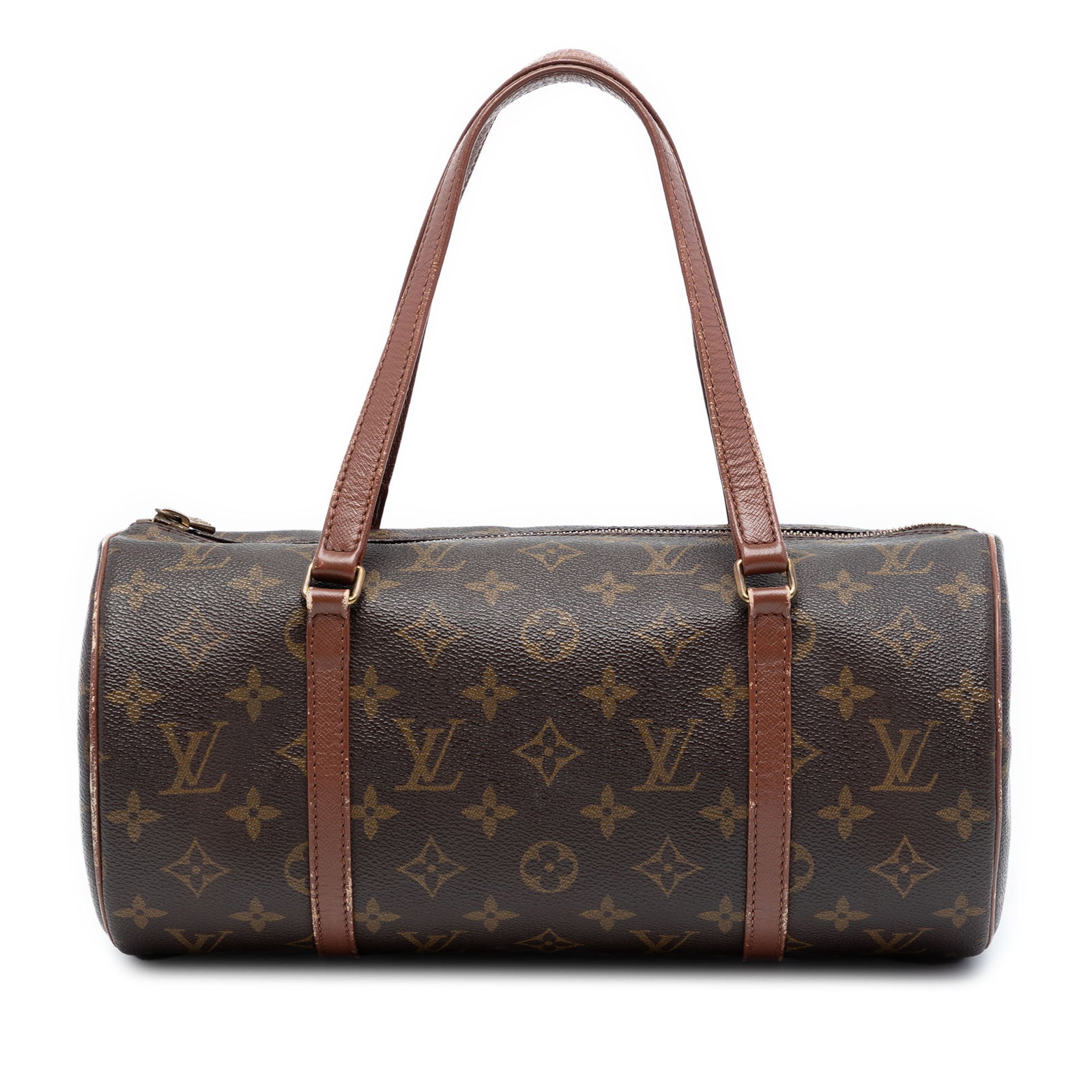 Louis Vuitton Papillon 30 Monogram Canvas Bag: Louis Vuitton Papillon 30 Monogram Canvas Bag The Louis Vuitton Monogram Papillon 30 is crafted with the brand's signature monogram canvas and features flat leather handles and a top zip closure. This