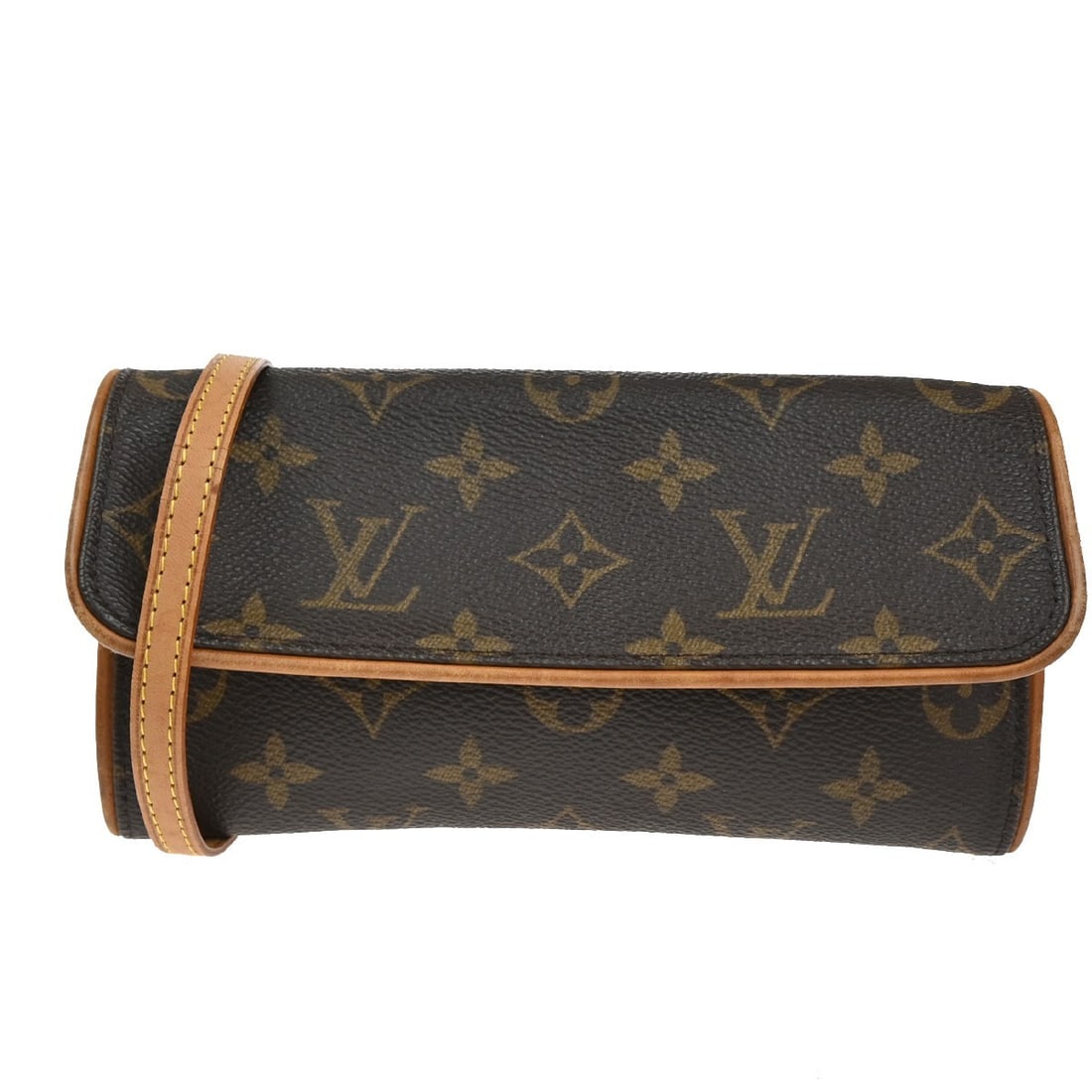 Twin Monogram Canvas Shoulder Bag by Louis Vuitton: Twin Monogram Canvas Shoulder Bag by Louis Vuitton This Louis Vuitton Twin Handbag is crafted from signature monogram canvas in brown and designed for women. Made in Spain, it features a compact silho