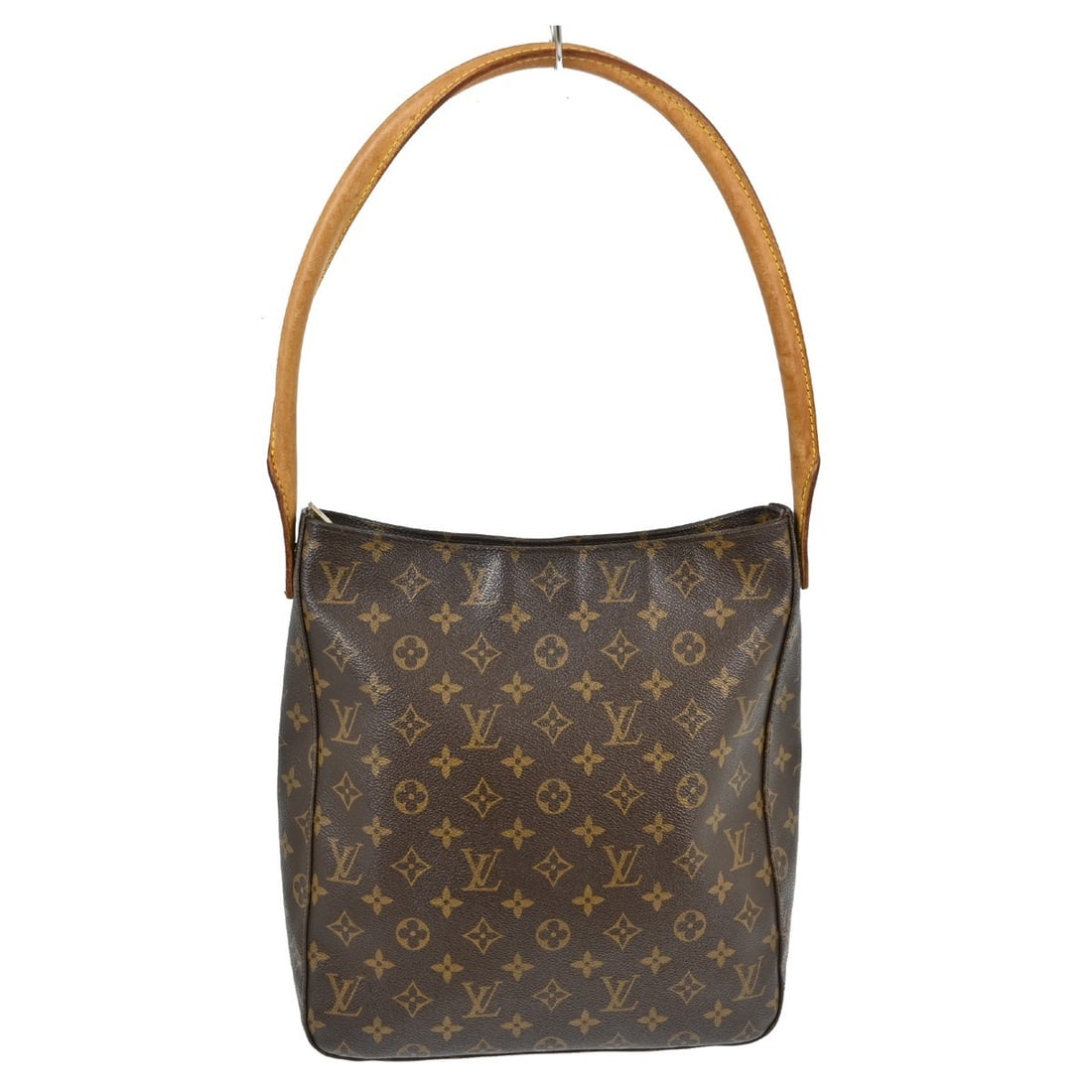 Louis Vuitton Looping Monogram Canvas Handbag Brown: Louis Vuitton Looping Monogram Canvas Handbag Brown This Louis Vuitton Monogram Looping Handbag features the iconic monogram canvas in brown. Designed for women, it offers a spacious interior and a cl