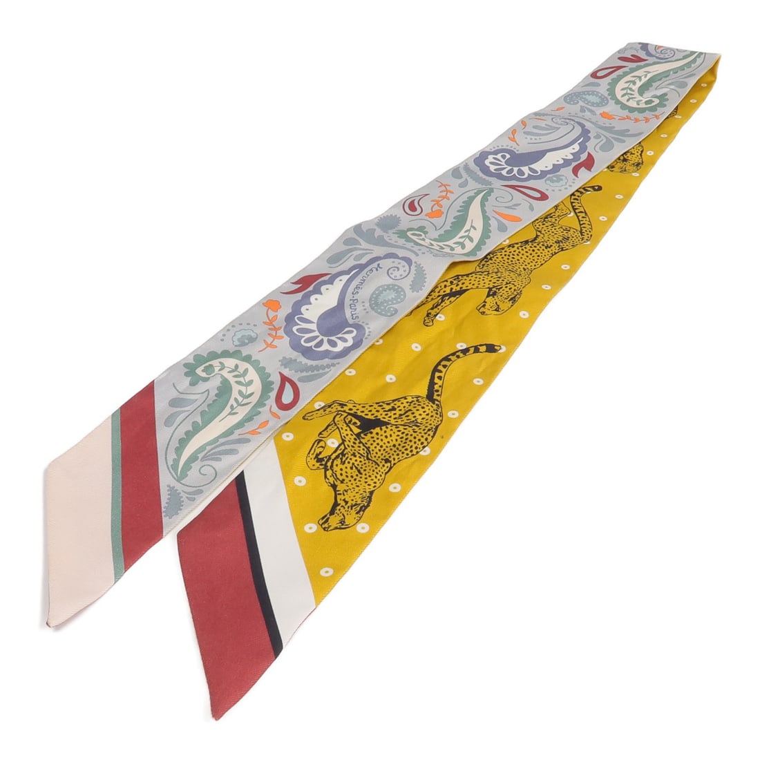 Hermes Twilly Silk Gray Mustard Scarf: Hermes Twilly Silk Gray Mustard Scarf This Hermes Twilly scarf is crafted from luxurious silk in a sophisticated gray and mustard color palette. Designed for women, it offers a versatile accessory opt
