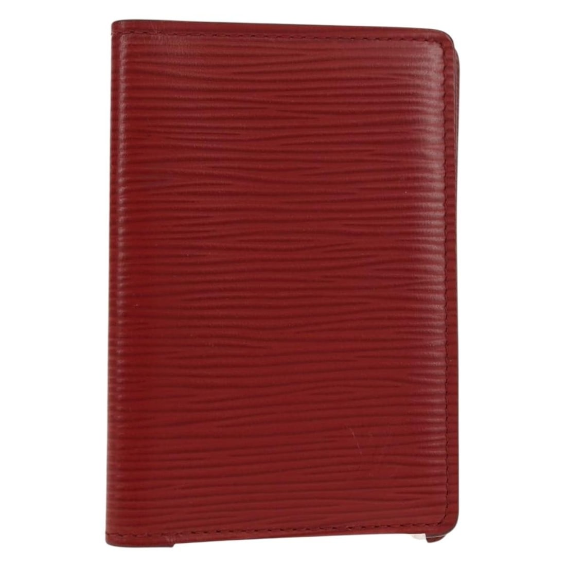 Louis Vuitton Epi Leather Red Card Case M6358E: Louis Vuitton Epi Leather Red Card Case M6358E This Louis Vuitton Epi Organizer De Poch card case offers a stylish and functional way to carry your cards. Crafted from durable Epi leather in a strikin