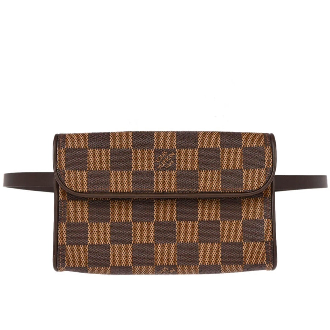 Louis Vuitton Pochette Florentine Damier Bum Bag: Louis Vuitton Pochette Florentine Damier Bum Bag This Louis Vuitton Damier Pochette Florentine is a small belt bum bag crafted in France from signature Damier Ebene canvas leather. Featuring a check p