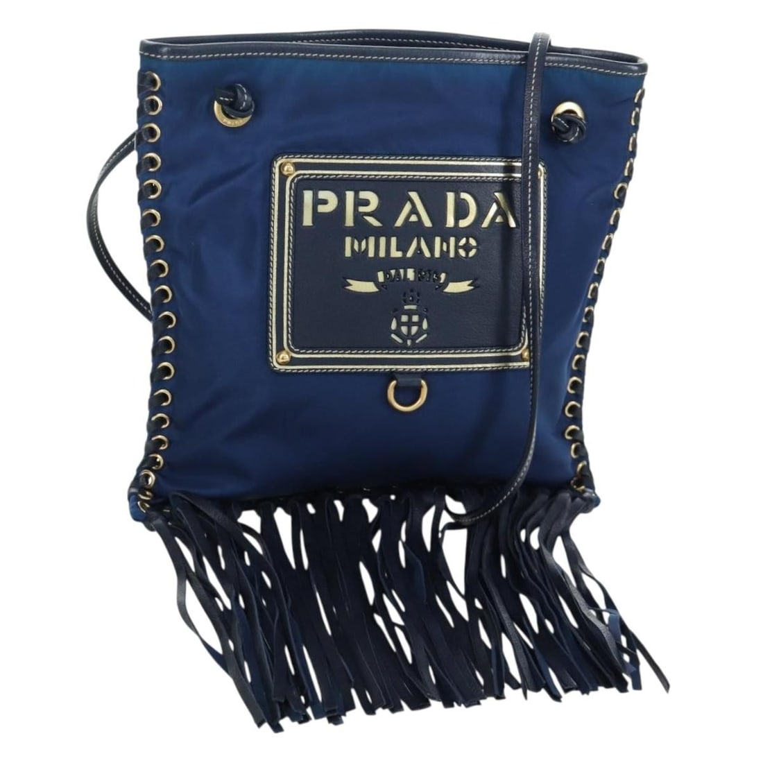 Prada Navy Nylon Shoulder Bag with Dust Bag and Guarantee Card (1 of 18)