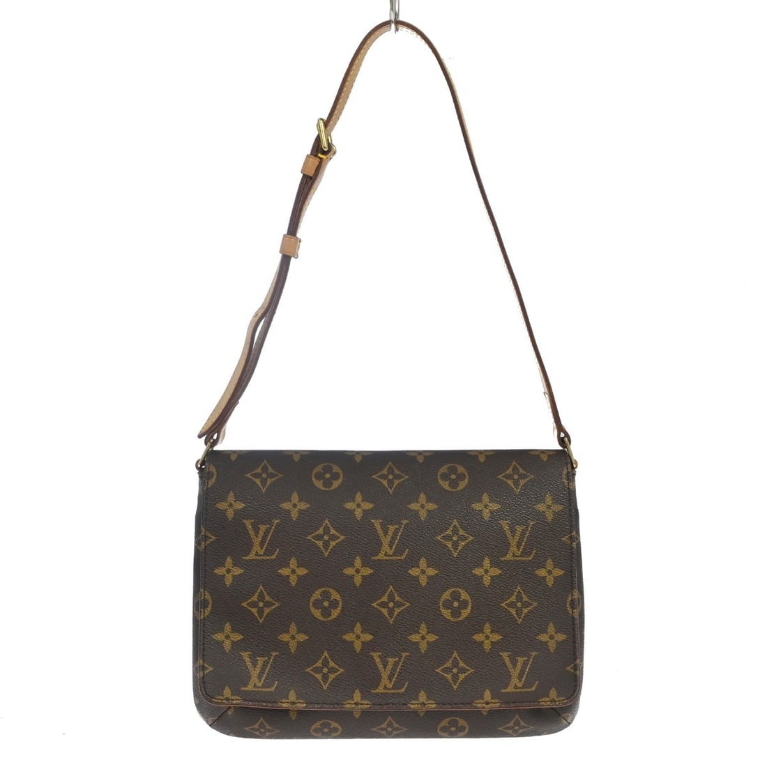 Louis Vuitton Musette Tango Monogram Canvas Shoulder Bag M51257: Louis Vuitton Musette Tango Monogram Canvas Shoulder Bag M51257 This Louis Vuitton Musette Tango shoulder bag features the iconic monogram canvas with a brown exterior and beige Alcantara lining. Desi