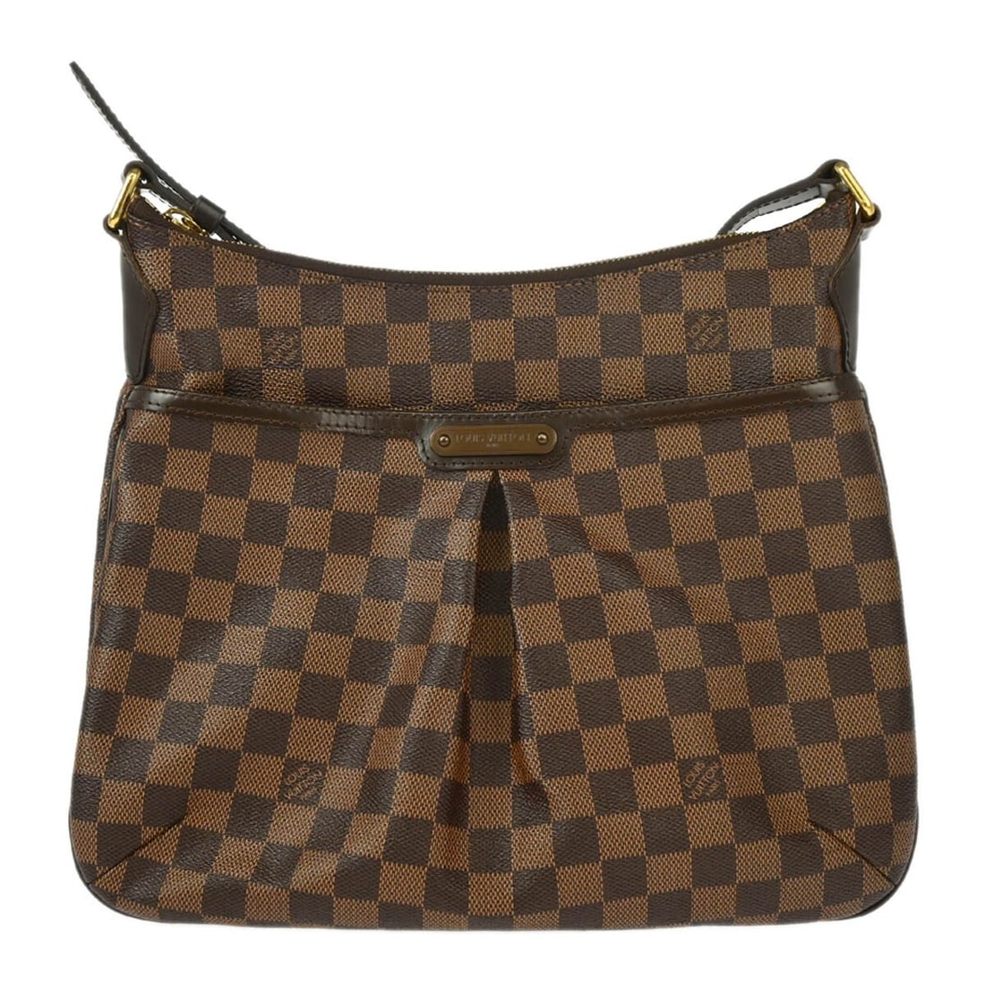 Louis Vuitton Bloomsbury PM Damier Canvas Crossbody Bag: Louis Vuitton Bloomsbury PM Damier Canvas Crossbody Bag This Louis Vuitton Damier Bloomsbury PM Shoulder Bag features the brand's iconic Damier canvas in brown with gold-tone hardware and a logo accen