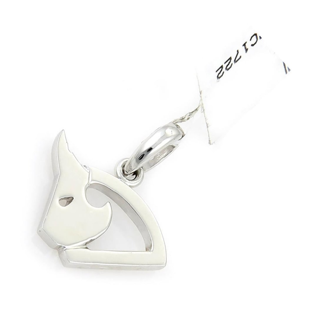 Marina B Zoo Collection Unicorn 18k White Gold Pendant Charm (1 of 3)