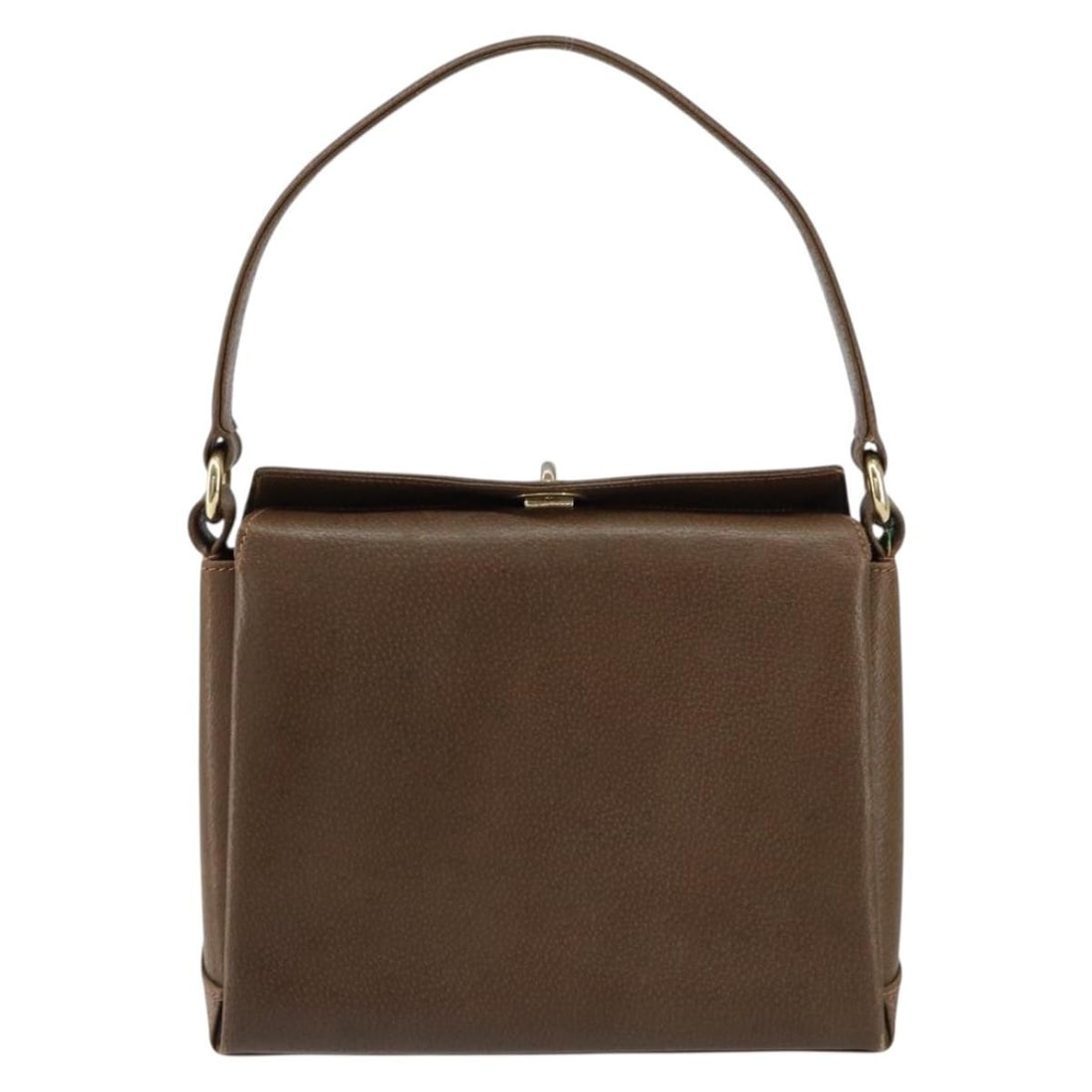 Brown Leather Vintage Gucci Shoulder Purse for Women: Brown Leather Vintage Gucci Shoulder Purse for Women This Gucci vintage shoulder bag is crafted from brown leather and designed for women. It features a classic silhouette with metal fittings. The bag