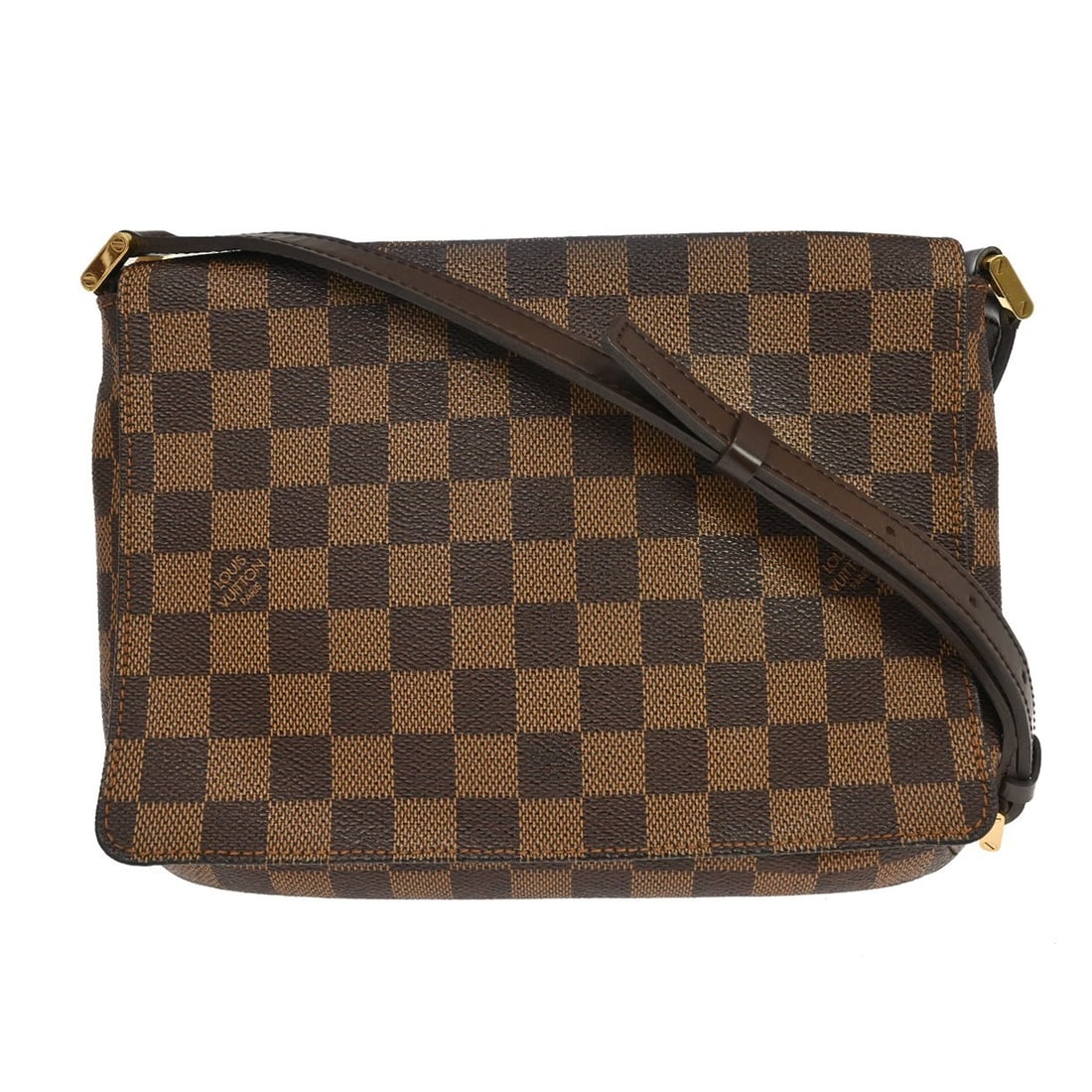 Louis Vuitton Damier Musette Tango shoulder bag: Louis Vuitton Damier Musette Tango shoulder bag This Louis Vuitton Musette Tango Long Shoulder Bag features the iconic Damier canvas leather exterior in brown, complemented by Alcantara lining. The ba