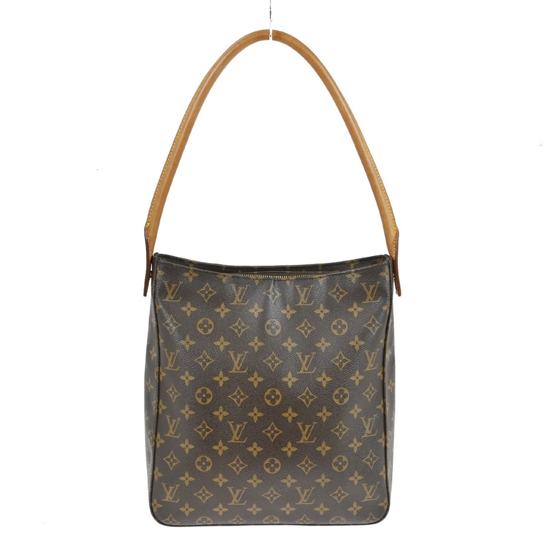 Louis Vuitton Looping Monogram Canvas Shoulder Bag: Louis Vuitton Looping Monogram Canvas Shoulder Bag This Louis Vuitton Monogram Looping Handbag features the iconic monogram canvas in brown. Designed for women, it offers a spacious interior and class