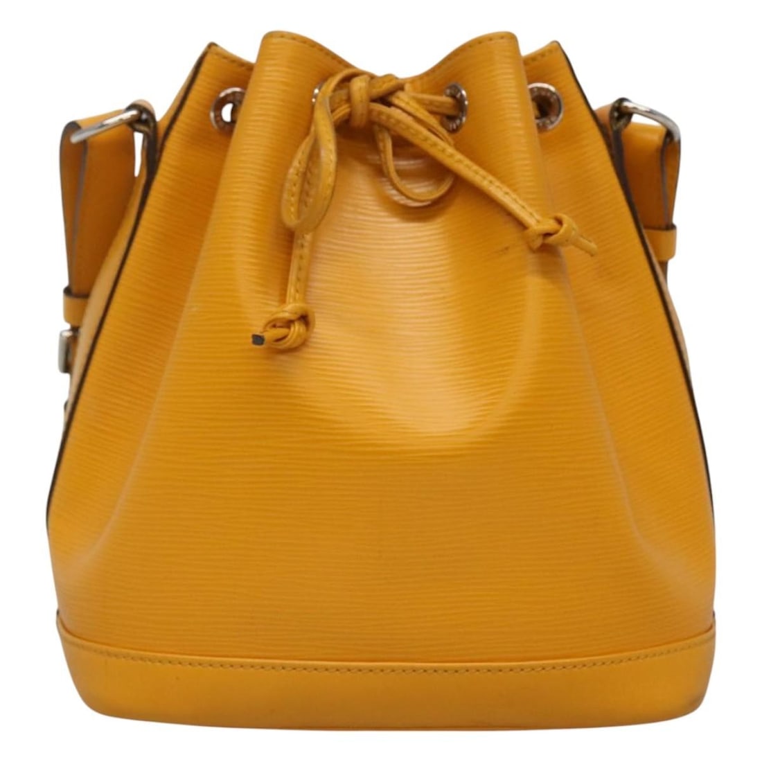 Louis Vuitton Petit Noe NM yellow epi leather women's shoulder bag: Louis Vuitton Petit Noe NM yellow epi leather women's shoulder bag This Louis Vuitton Petit Noe NM handbag is crafted from yellow epi leather and is designed for women. Made in France, it features a s