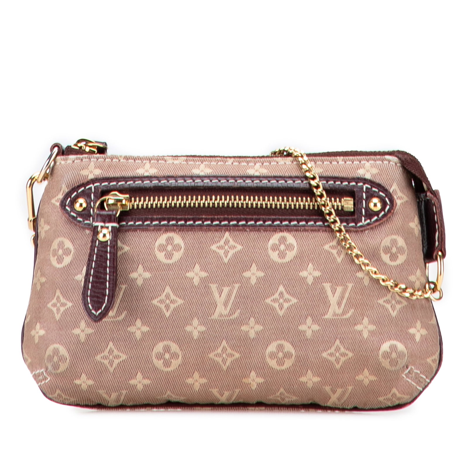 Louis Vuitton Monogram Idylle Mini Pochette Accessoires Pink Bag: Louis Vuitton Monogram Idylle Mini Pochette Accessoires Pink Bag The Louis Vuitton Monogram Idylle Mini Pochette Accessoires is a stylish and compact bag made from monogram idylle canvas with leather 