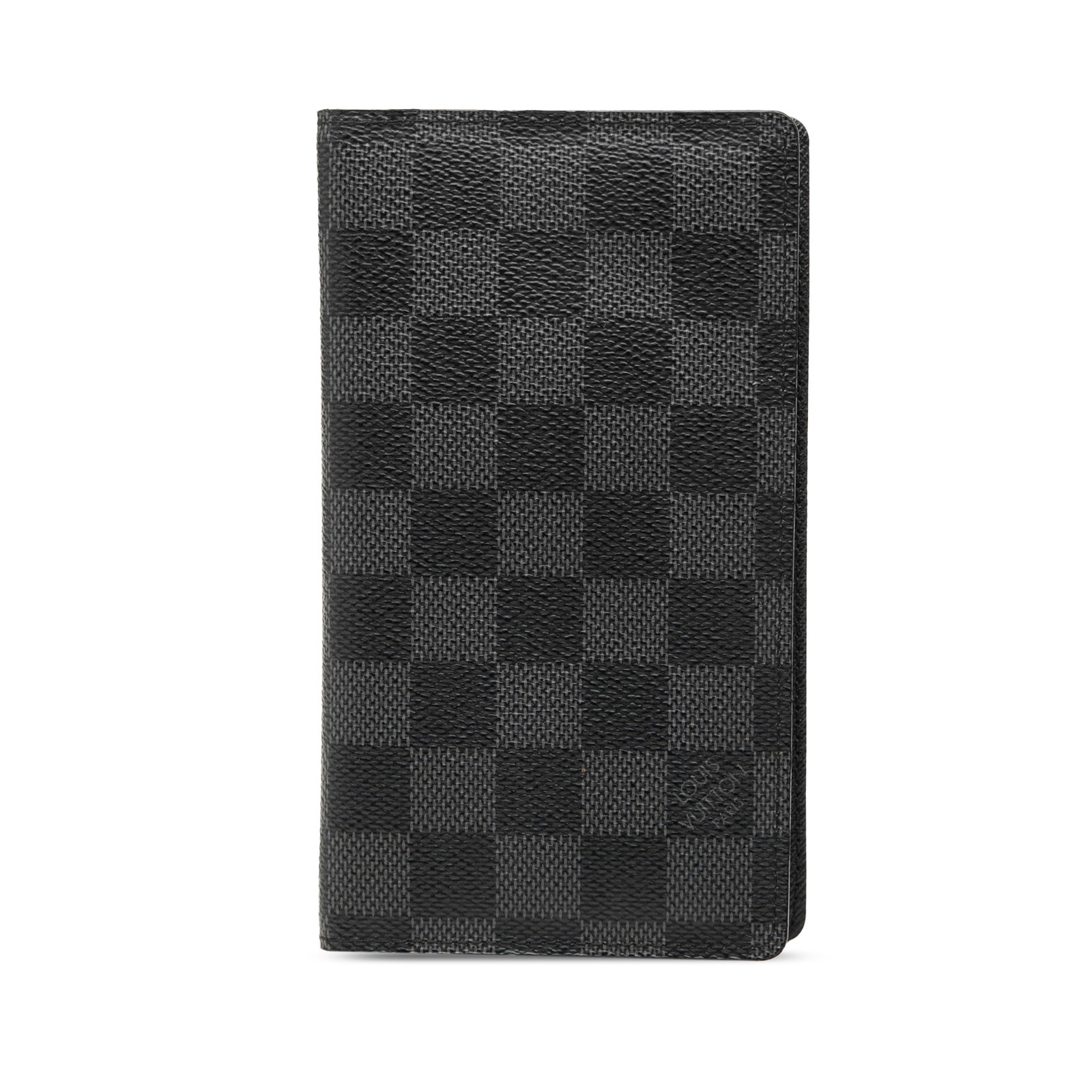 Louis Vuitton Damier Graphite Agenda Cover with Slip Pockets: Louis Vuitton Damier Graphite Agenda Cover with Slip Pockets This Louis Vuitton Damier Graphite Pocket Agenda Cover is crafted from signature Damier Graphite canvas in black. The cover features interi