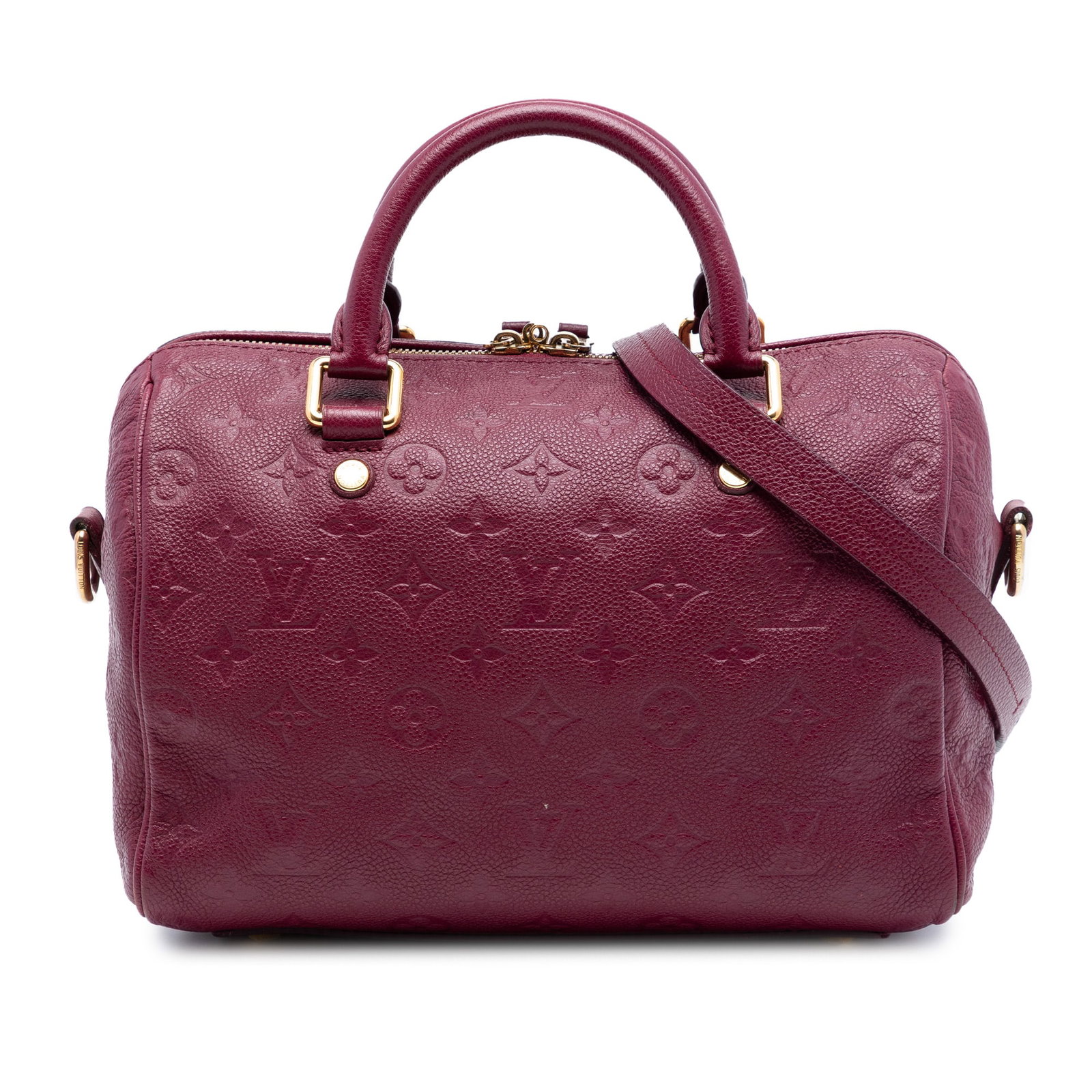 Louis Vuitton Speedy Bandouliere 25 Empreinte Leather Red Bag (1 of 6)