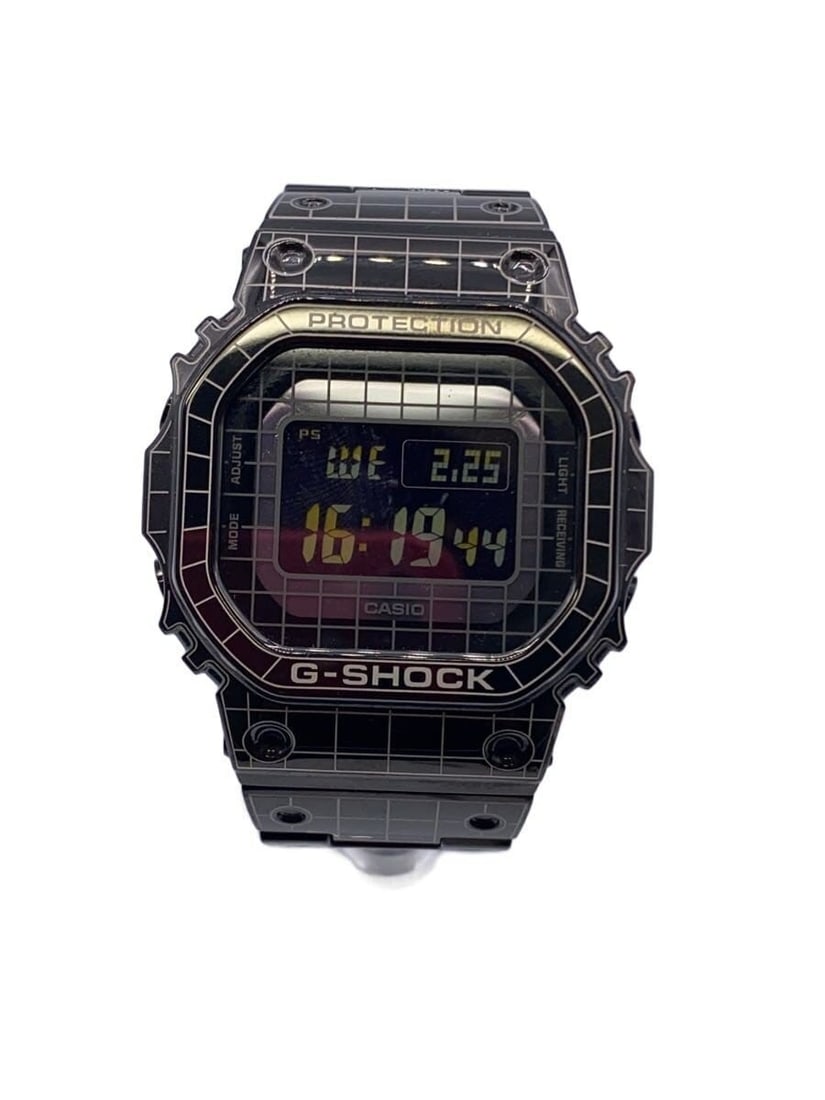 Casio G-Shock GMW-B5000CS-1JR Stainless Steel Black Wristwatch: Casio G-Shock GMW-B5000CS-1JR Stainless Steel Black Wristwatch This CASIO G-SHOCK GMW-B5000CS-1JR men's wristwatch features a black stainless steel case and band. Designed for durability and style, it