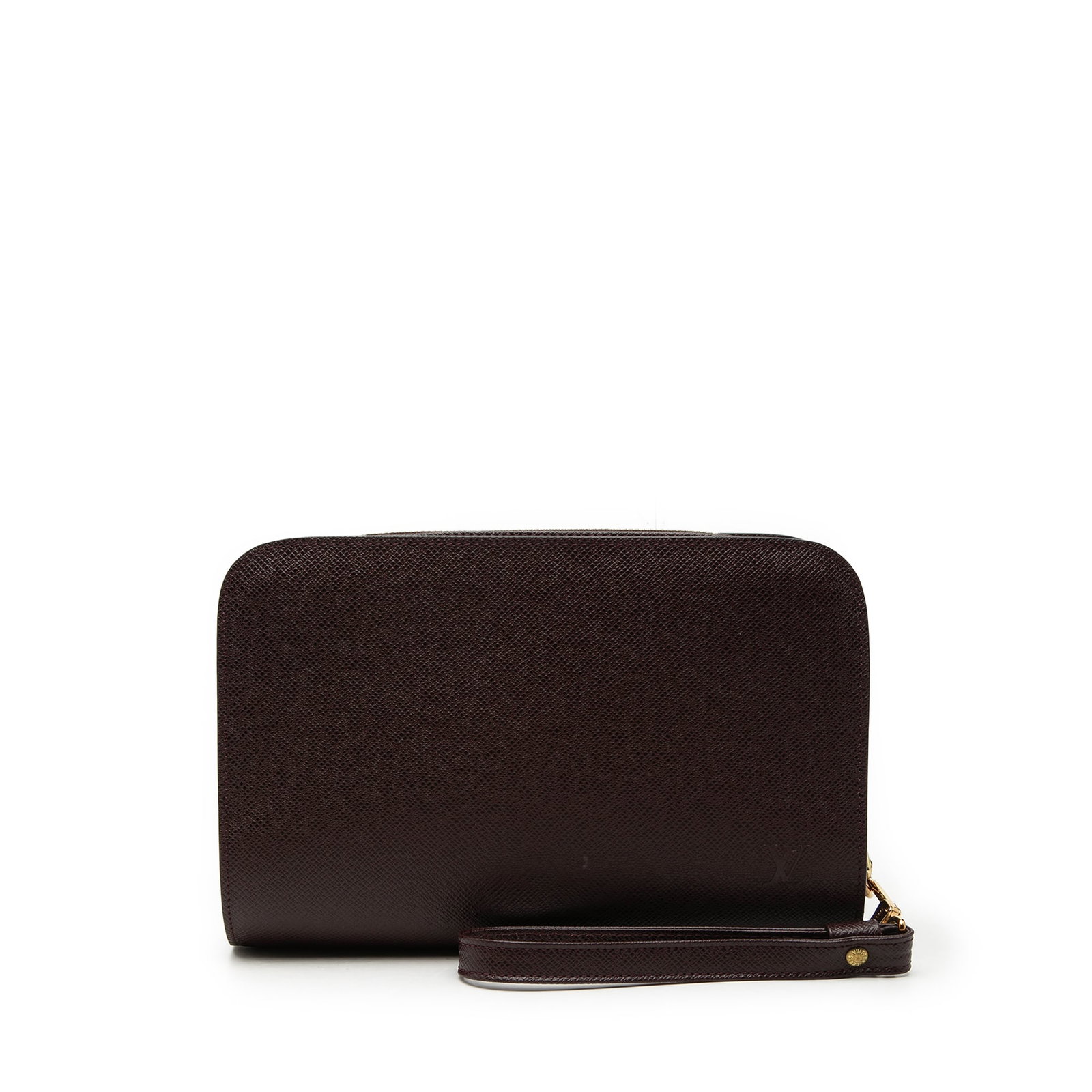 Louis Vuitton Baikal Taiga Leather Wristlet Bag (1 of 7)