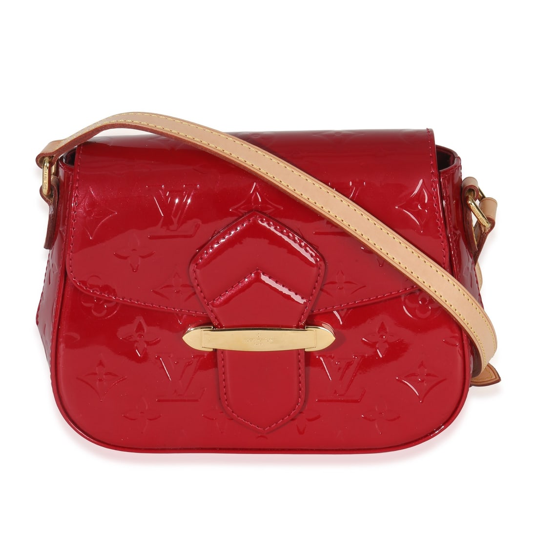 Louis Vuitton Bellflower PM Red Vernis Shoulder Bag: Louis Vuitton Bellflower PM Red Vernis Shoulder Bag This Louis Vuitton Pomme D'Amour Monogram Vernis Bellflower PM is a pre-owned shoulder bag crafted from red patent leather with a glossy finish. It 