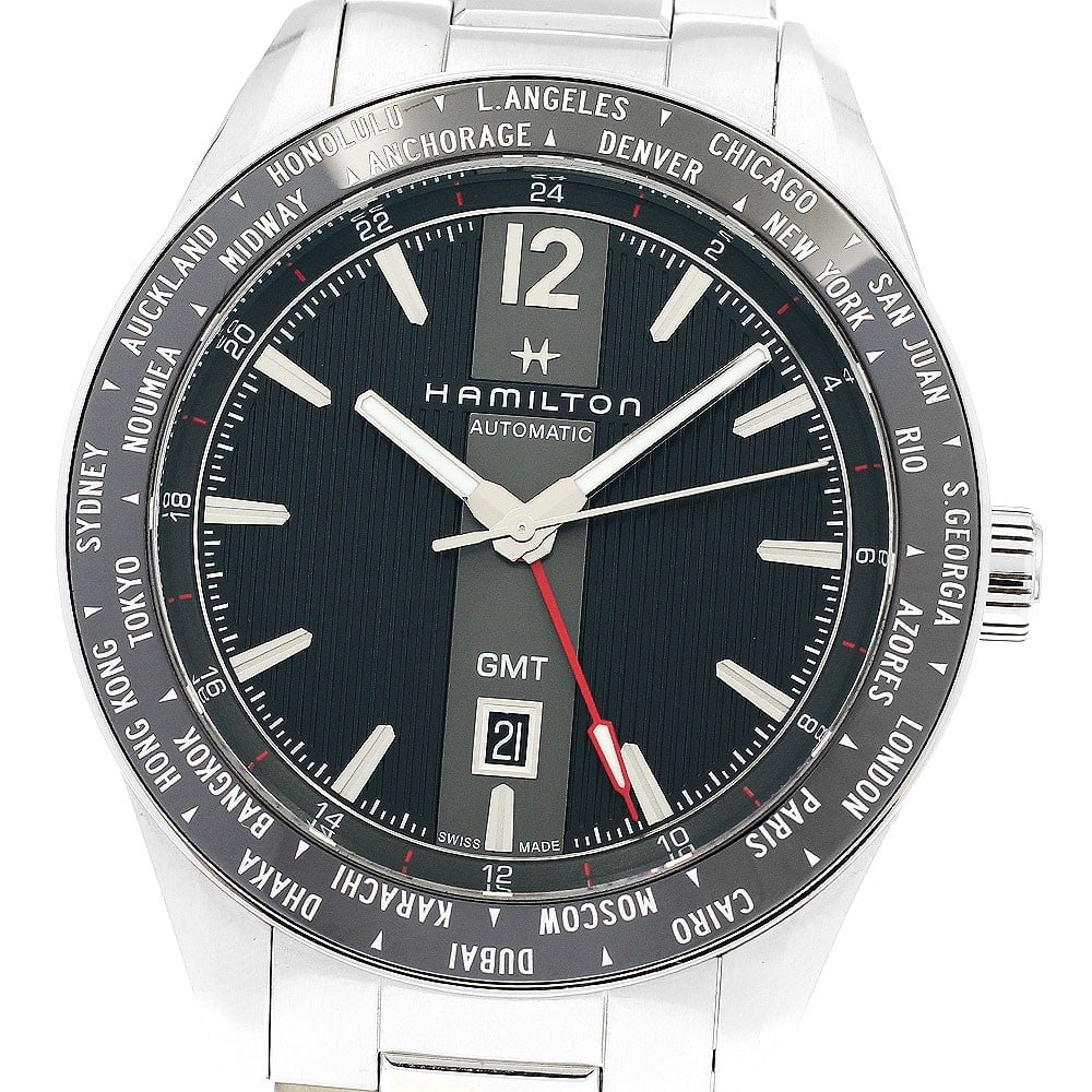 Hamilton Broadway GMT Automatic Men's Wristwatch H437250 (1 of 6)