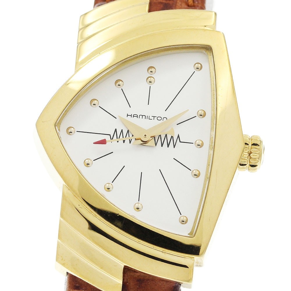 Hamilton Ventura Quartz Women's Stainless Steel GP Watch H241010511 (1 of 7)