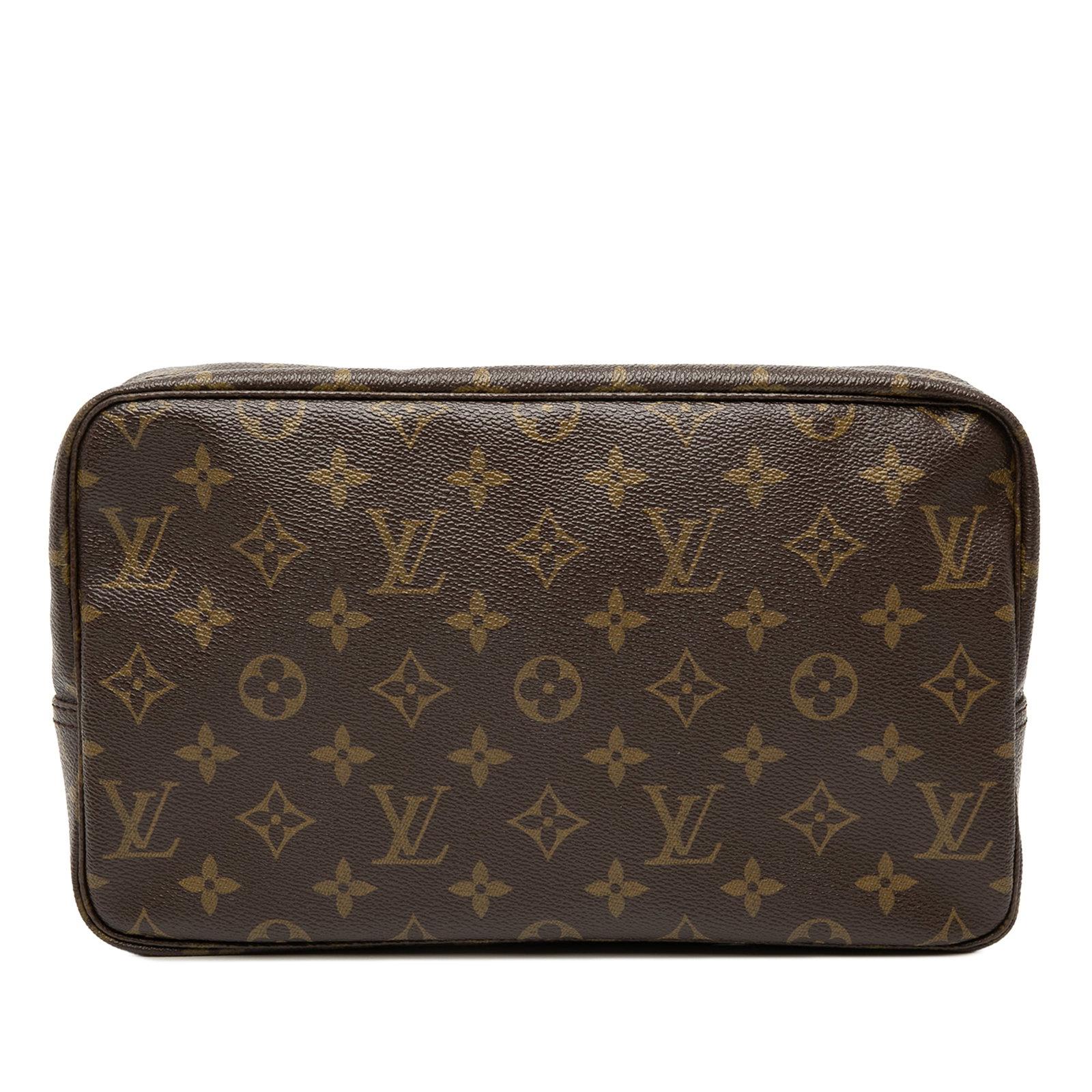 Louis Vuitton monogram canvas zip pouch Trousse Toilette 28: Louis Vuitton monogram canvas zip pouch Trousse Toilette 28 This Louis Vuitton Monogram Trousse Toilette 28 features the brand's iconic monogram canvas exterior, a top zip closure, and an interior sli