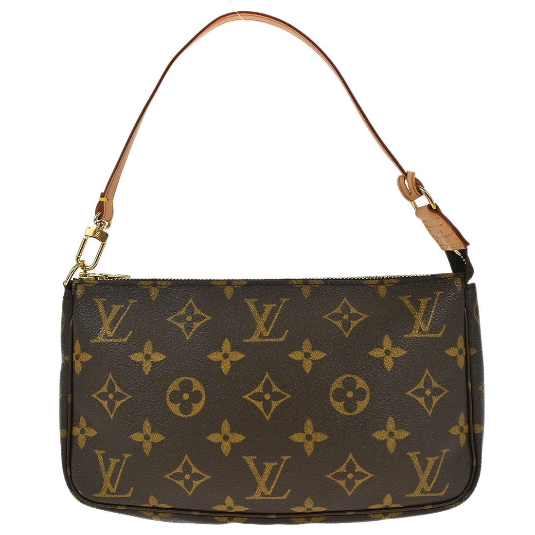 Louis Vuitton Pochette Accessoires Monogram Canvas Top Handle Pouch (1 of 15)