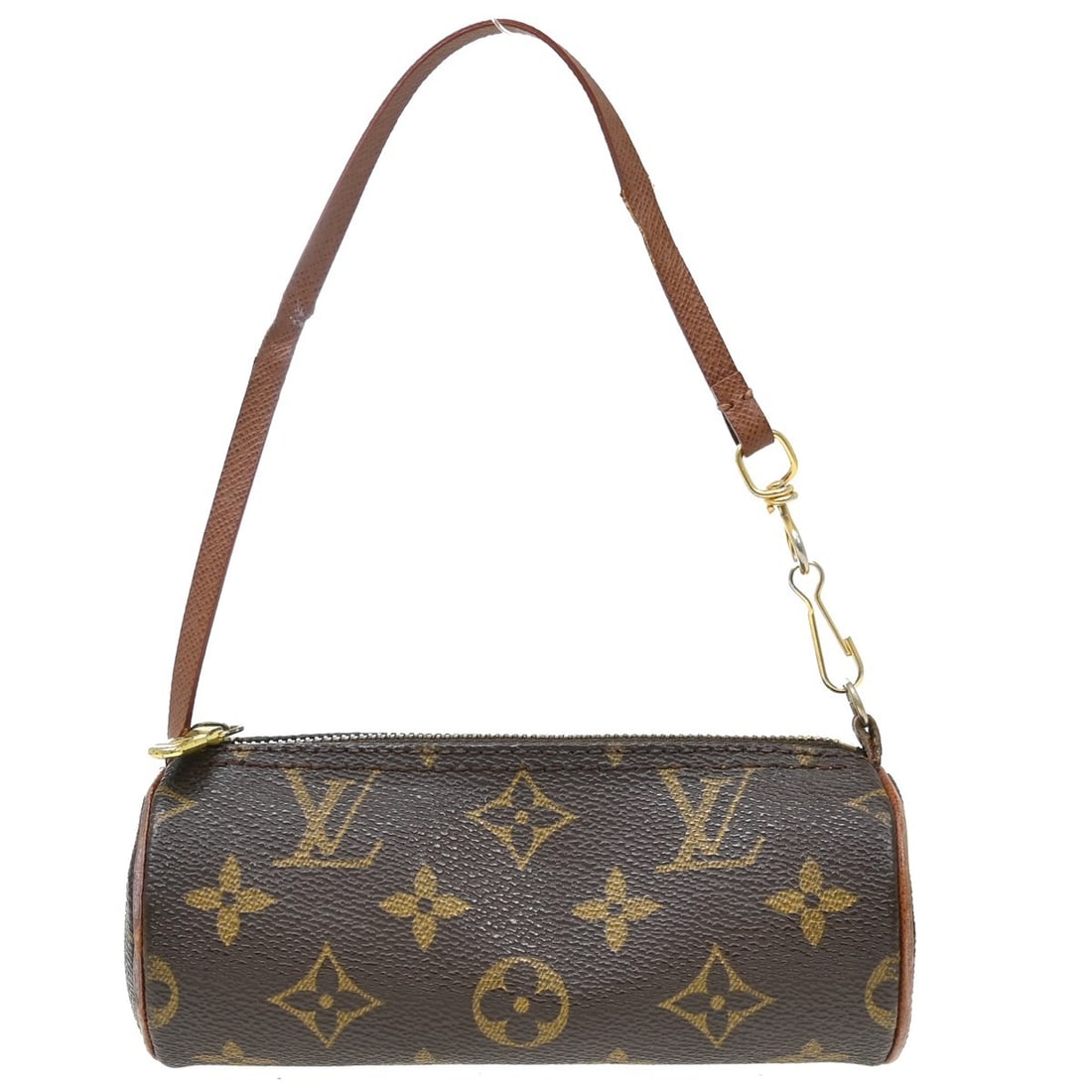 Louis Vuitton Papillon monogram canvas micro handbag with attached pouch: Louis Vuitton Papillon monogram canvas micro handbag with attached pouch This Louis Vuitton Papillon micro handbag features the iconic monogram canvas exterior with a zip closure and an attached pouch