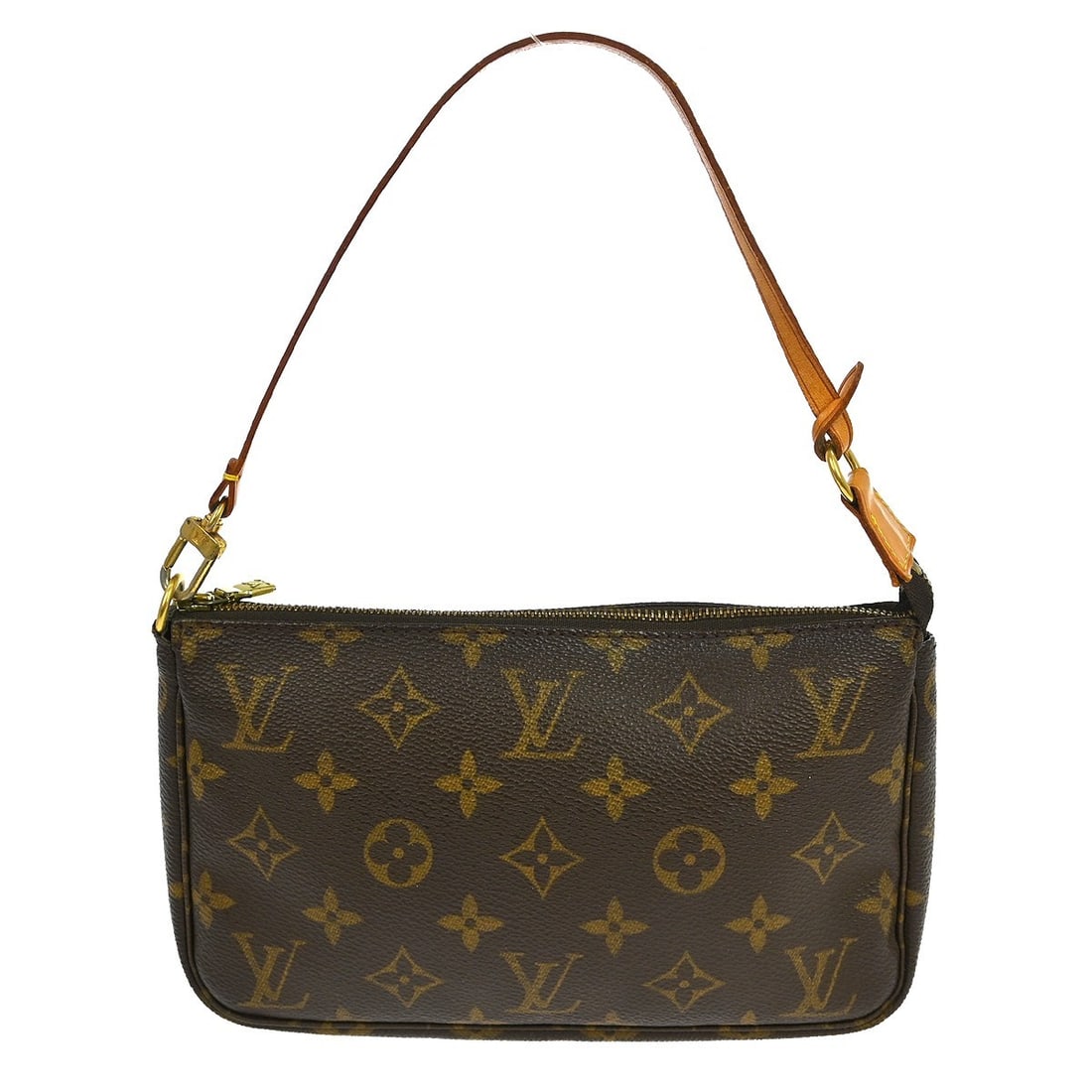 Louis Vuitton Monogram Canvas Pochette Accessoires NM Bag: Louis Vuitton Monogram Canvas Pochette Accessoires NM Bag This Louis Vuitton Pochette Accessoires NM features the iconic Monogram canvas in brown. Designed for women, it is crafted from durable canvas