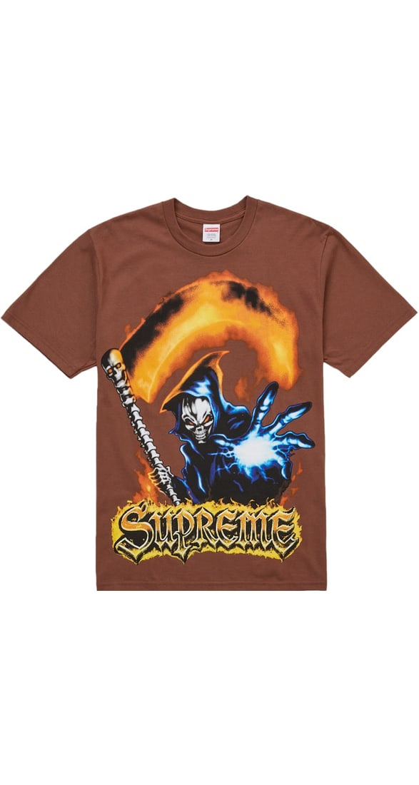 Brown Supreme Reaper T Shirt Extra Large (1 of 1)