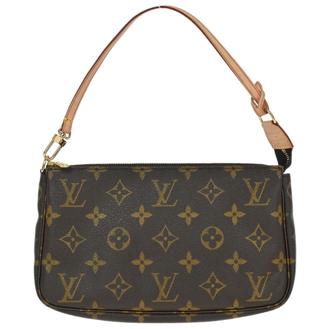 Louis Vuitton Pochette Accessoires Monogram Canvas Pouch: Louis Vuitton Pochette Accessoires Monogram Canvas Pouch This Louis Vuitton Monogram Pochette Accessoires is a vintage small pouch handbag crafted from brown monogram canvas leather. It features a zip