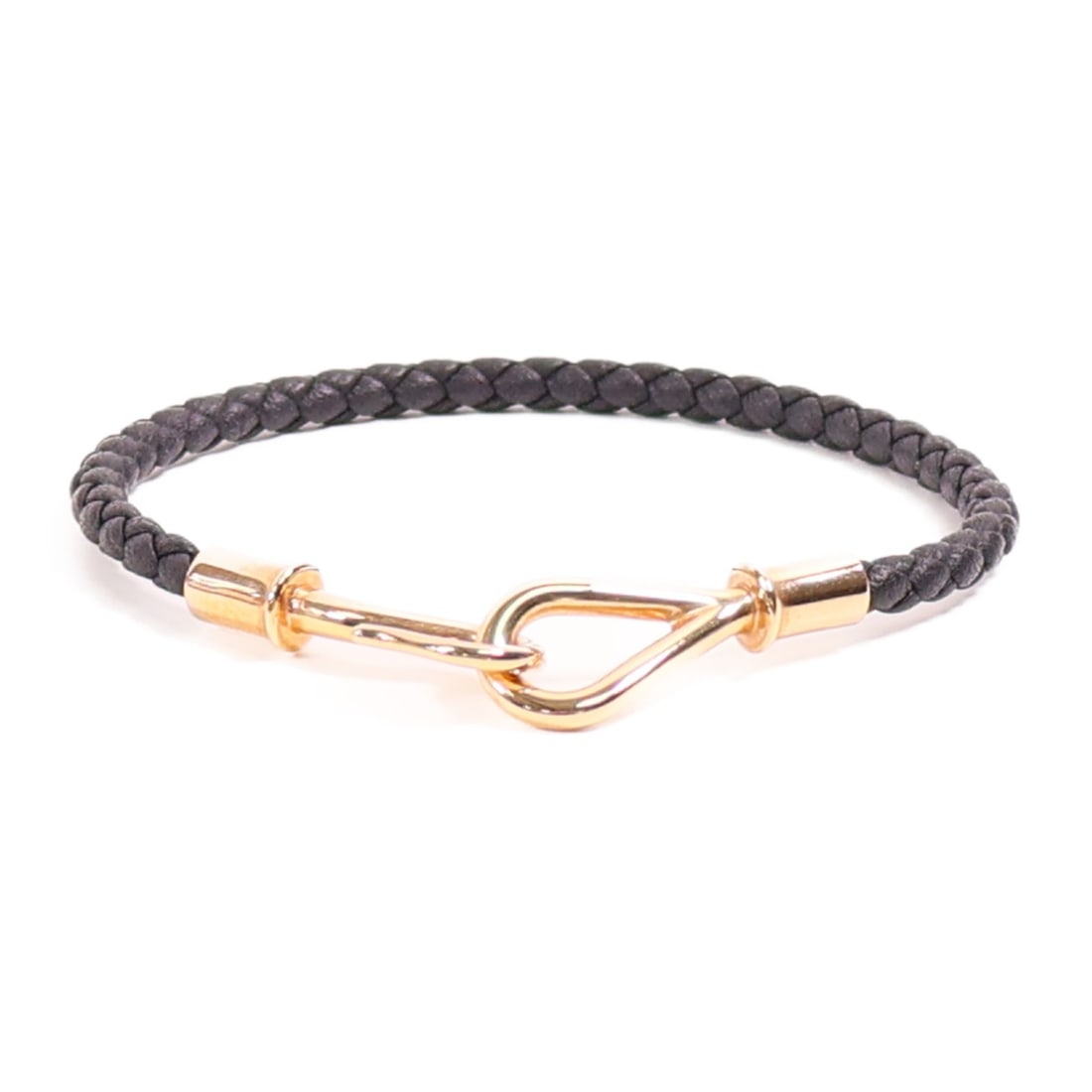 Hermes Jumbo H Veau Swift Black Bracelet GHW (1 of 8)
