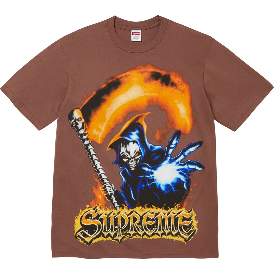 Supreme Grim Reaper Graphic Brown T Shirt XL (1 of 2)