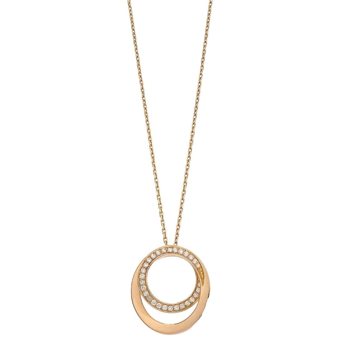Cartier Etincelle Rose Gold Diamond Charm Pendant Necklace Au750: Cartier Etincelle Rose Gold Diamond Charm Pendant Necklace Au750 This Cartier Etincelle pendant necklace features a charm-style pendant crafted in 18k rose gold (Au750). The necklace is adorned with a