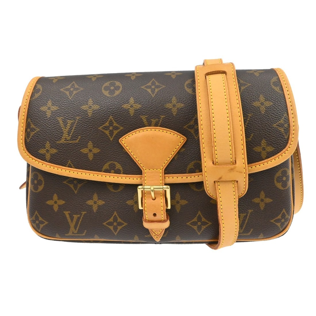 Louis Vuitton Sologne Brown Monogram Canvas Handbag: Louis Vuitton Sologne Brown Monogram Canvas Handbag This Louis Vuitton Sologne Handbag features the iconic monogram canvas in brown, designed for women. The bag is crafted in France and showcases visi
