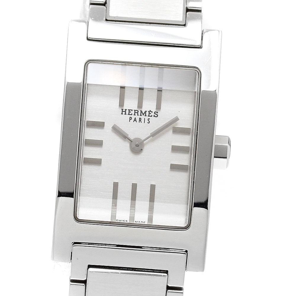 Hermes Tandem TA1.210 Quartz Stainless Steel Women's Wristwatch (1 of 6)