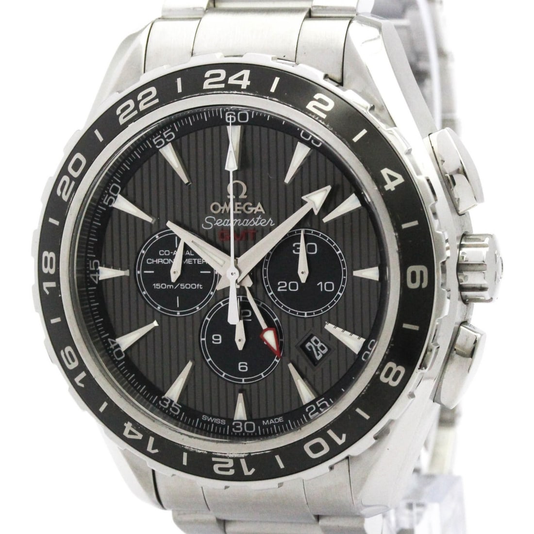 OMEGA Aqua Terra GMT Chronograph Men's Wristwatch (1 of 8)