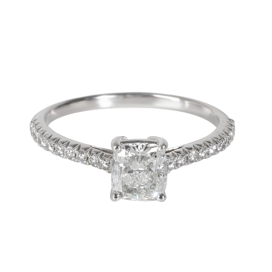 Tiffany & Co. Novo Engagement Ring 0.89 ct VVS1 Diamond in Platinum: Tiffany & Co. Novo Engagement Ring 0.89 ct VVS1 Diamond in Platinum This exquisite Tiffany & Co. Novo Engagement Ring features a stunning 0.89 ct round brilliant diamond, known for its exceptional cut