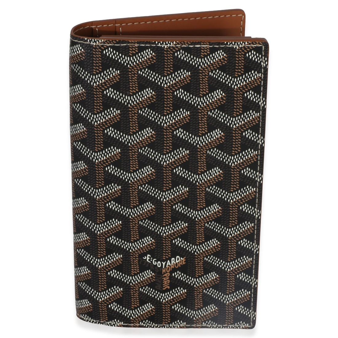 Goyard Saint-Lambert black canvas flap wallet (1 of 7)