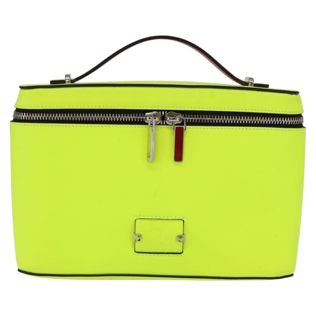 Christian Louboutin Yellow Leather Kypipouch Crossbody Bag: Christian Louboutin Yellow Leather Kypipouch Crossbody Bag The Christian Louboutin Kypipouch is a yellow leather crossbody bag designed for women. It features a compact design measuring 24cm x 16cm x 