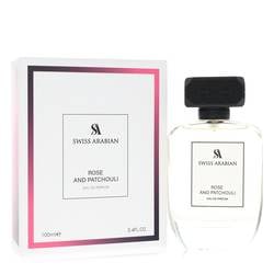 Swiss Arabian Rose And Patchouli Eau De Parfum Spray By Swiss Arabian: Swiss Arabian Rose And Patchouli Eau De Parfum Spray By Swiss Arabian Swiss Arabian Rose And Patchouli Perfume by Swiss Arabian Size: 3.4 oz Eau De Parfum Spray PLEASE NOTE: Framed, Large, or heavy it