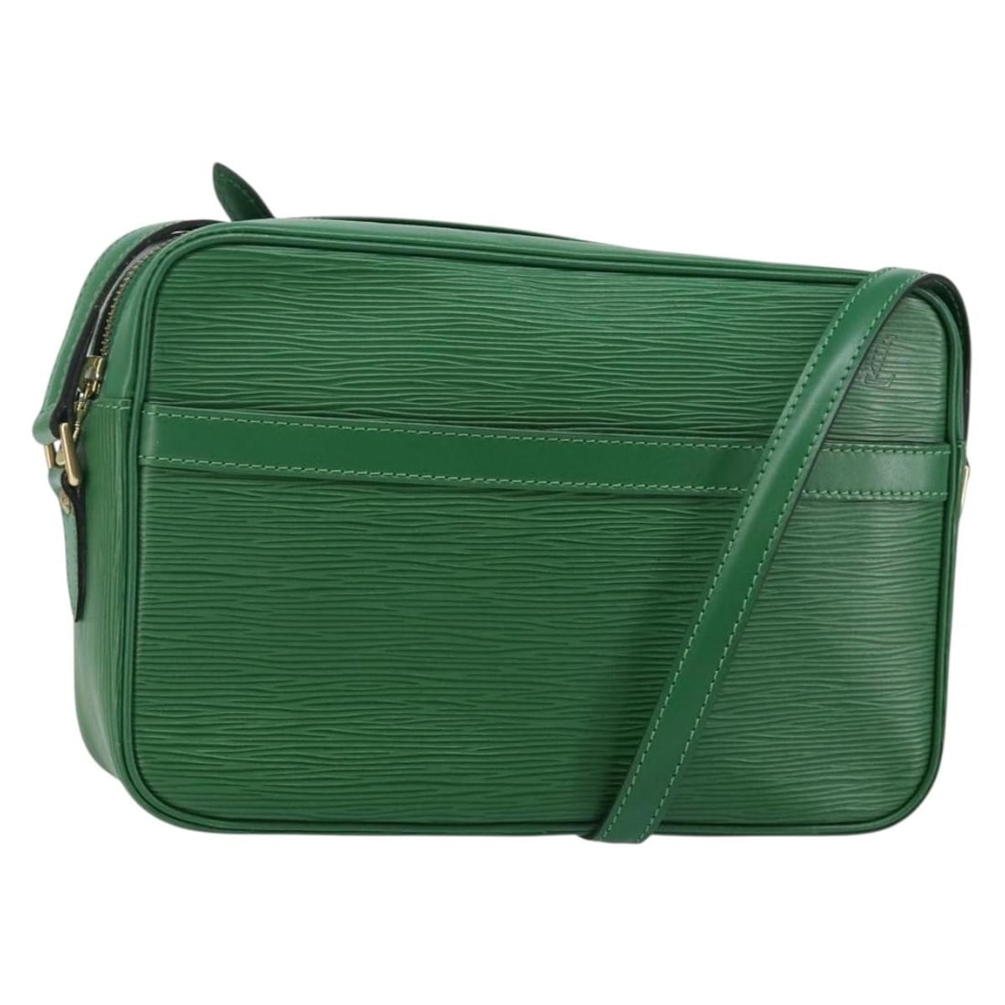 LOUIS VUITTON Epi Trocadero 27 Shoulder Bag Green M52314 Authentic: LOUIS VUITTON Epi Trocadero 27 Shoulder Bag Green M52314 Authentic This authentic LOUIS VUITTON Epi Trocadero 27 Shoulder Bag in a striking green hue is a stylish addition to any wardrobe. Crafted fro