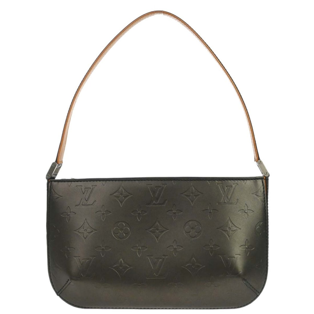 Louis Vuitton Fowler black Monogram Mat top handle bag: Louis Vuitton Fowler black Monogram Mat top handle bag This Louis Vuitton Fowler handbag features the iconic black Monogram Mat leather and a sleek top handle design. It is a medium-sized bag with a z