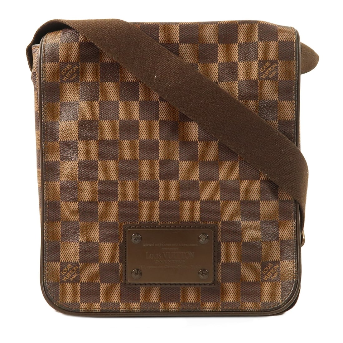 Louis Vuitton Damier Brooklyn PM Unisex Brown Shoulder Messenger Bag N51210 (1 of 18)