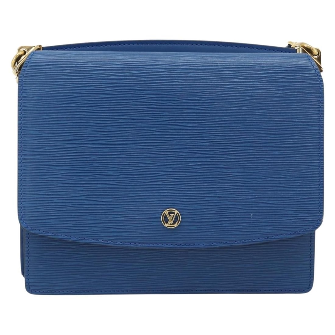 Louis Vuitton Grenelle Blue Epi Leather Shoulder Bag: Louis Vuitton Grenelle Blue Epi Leather Shoulder Bag This Louis Vuitton Grenelle Shoulder Bag is crafted from blue Epi leather and features a structured silhouette. Designed for women, it offers a ver