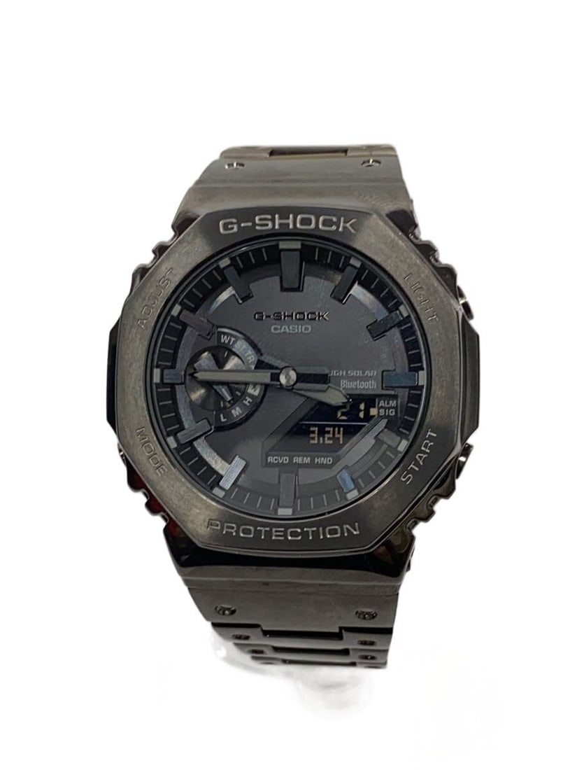 Casio G Shock Stainless Steel Gray Wristwatch GM B2100: Casio G Shock Stainless Steel Gray Wristwatch GM B2100 This CASIO G-SHOCK GM-B2100 men's wristwatch features a durable stainless steel construction in a gray finish. Designed for everyday wear, it sho