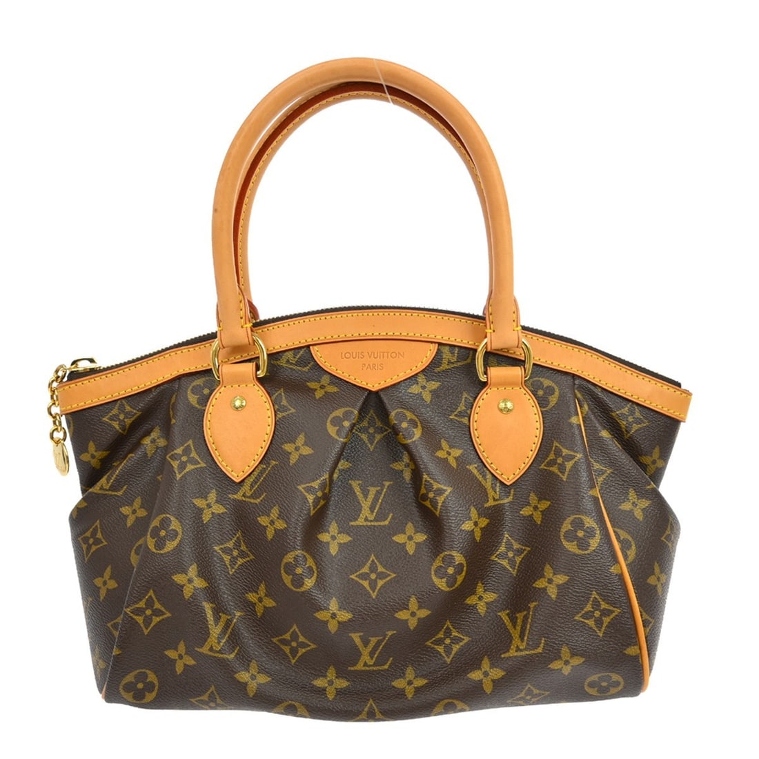 Louis Vuitton Tivoli PM Monogram Canvas Tote Handbag M40143: Louis Vuitton Tivoli PM Monogram Canvas Tote Handbag M40143 This Louis Vuitton Monogram Tivoli PM handbag features the iconic monogram canvas leather exterior with logo accents and a zip closure. The 