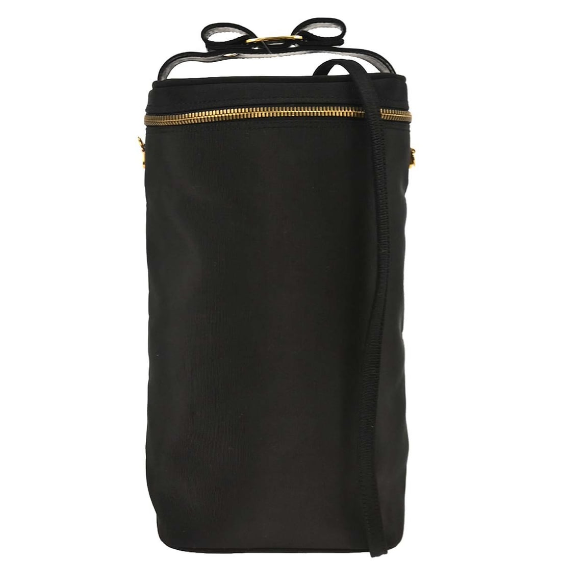 Salvatore Ferragamo Black Vara Bow 2 Way Top Handle Handbag: Salvatore Ferragamo Black Vara Bow 2 Way Top Handle Handbag This elegant Salvatore Ferragamo Black Vara Bow 2way Handbag is crafted from high-quality canvas leather, showcasing a stylish top handle de