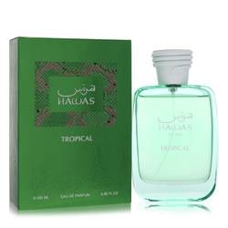 Hawas Tropical Eau De Parfum Spray By Rasasi: Hawas Tropical Eau De Parfum Spray By Rasasi Hawas Tropical Cologne by Rasasi Size: 3.38 oz Eau De Parfum Spray PLEASE NOTE: Framed, Large, or heavy items do not have shipping costs included. The exac