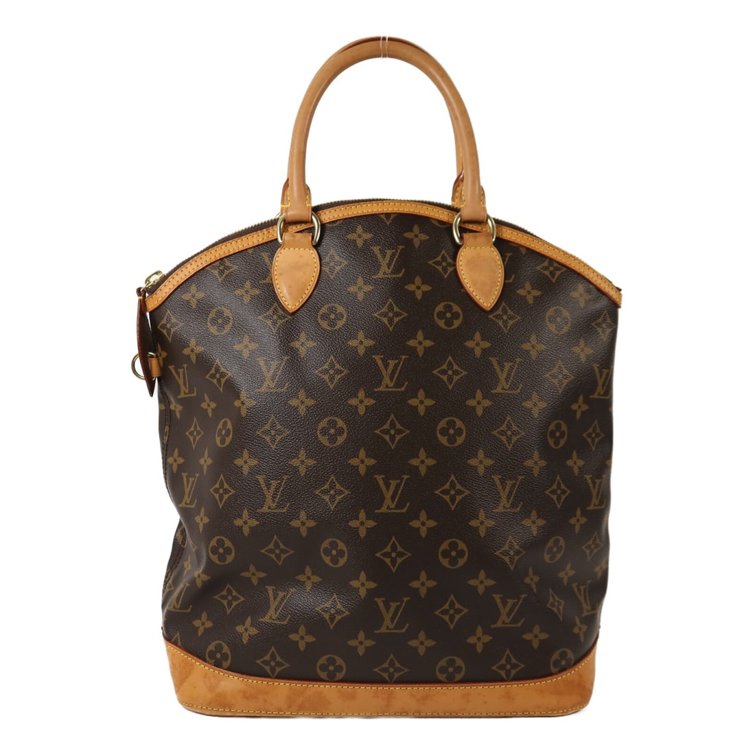 Louis Vuitton Lockit Monogram Canvas Handbag with Gold Hardware M40102: Louis Vuitton Lockit Monogram Canvas Handbag with Gold Hardware M40102 This Louis Vuitton Lockit handbag features the iconic monogram pattern in brown PVC coated canvas. Designed with both style and f