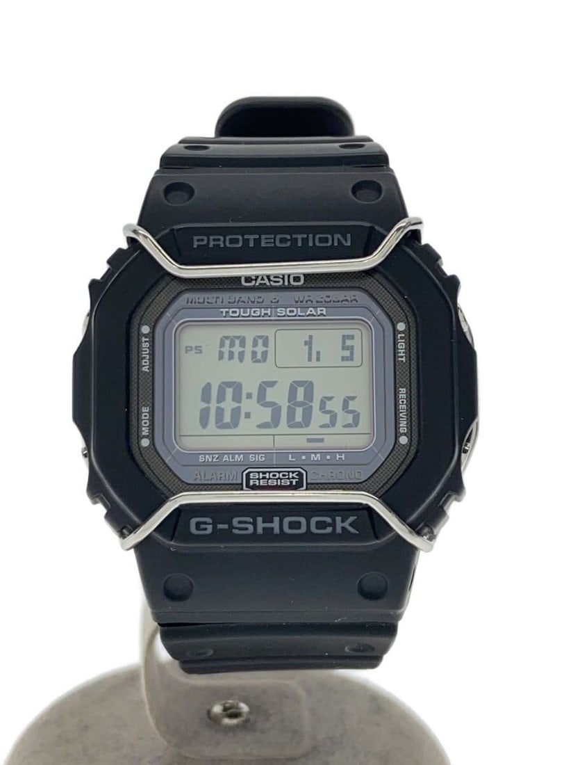 Casio G Shock GW 5000U Rubber Men's Wristwatch: Casio G Shock GW 5000U Rubber Men's Wristwatch This CASIO G-SHOCK GW-5000U men's wristwatch features a durable rubber construction and is designed for everyday use. The watch is pre-owned and graded a