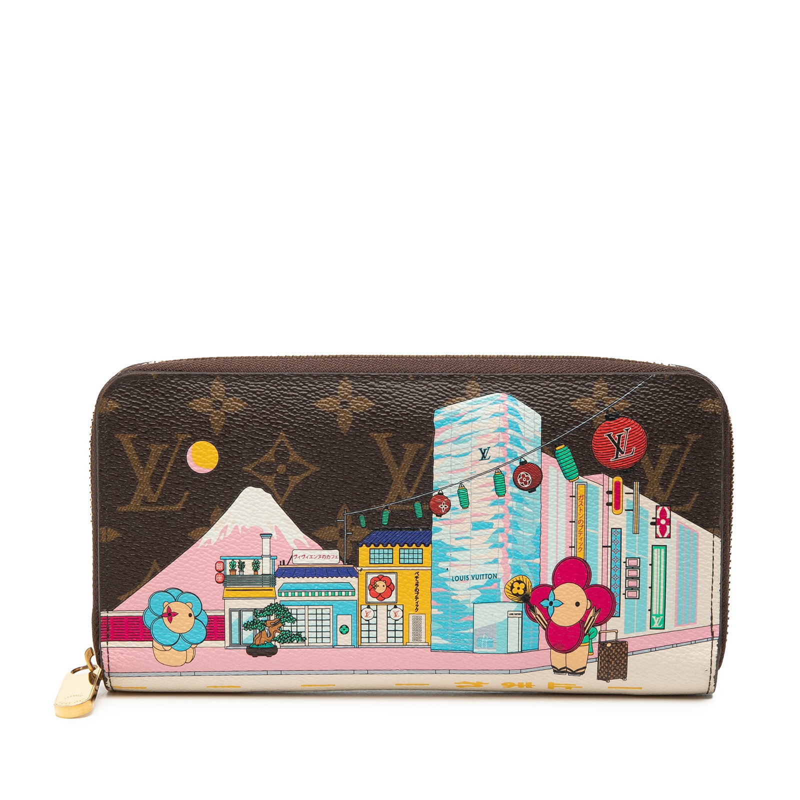 Louis Vuitton Vivienne Tokyo Monogram Zippy Long Wallet Brown: Louis Vuitton Vivienne Tokyo Monogram Zippy Long Wallet Brown This Louis Vuitton Monogram Vivienne in Tokyo Zippy Long Wallet features a printed monogram canvas exterior in brown, a zip-around closure