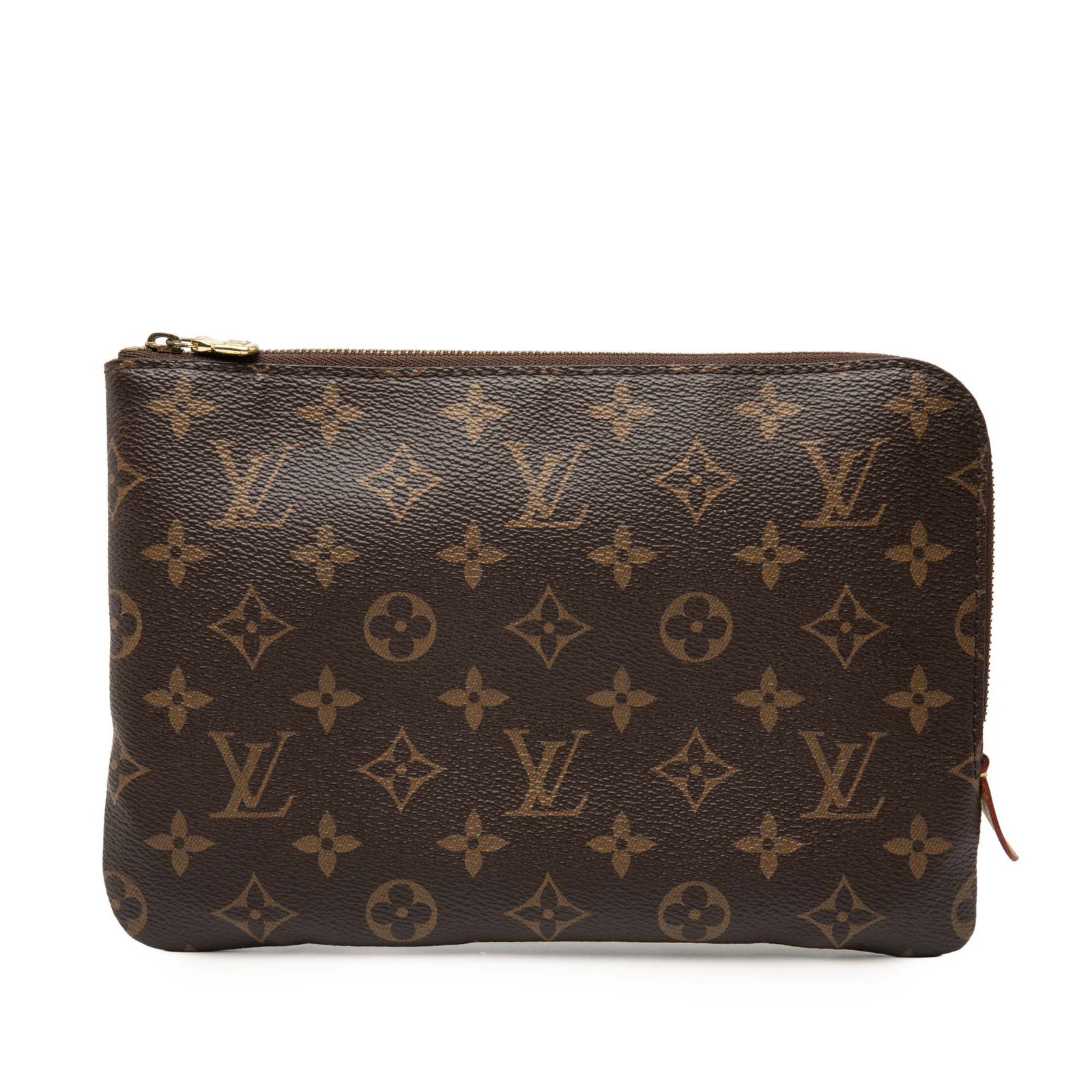 Louis Vuitton Monogram Canvas Etui Voyageur PM Zip Pouch Brown: Louis Vuitton Monogram Canvas Etui Voyageur PM Zip Pouch Brown The Louis Vuitton Monogram Etui Voyageur PM is crafted with the signature monogram canvas and features a zip-around closure. The bag show